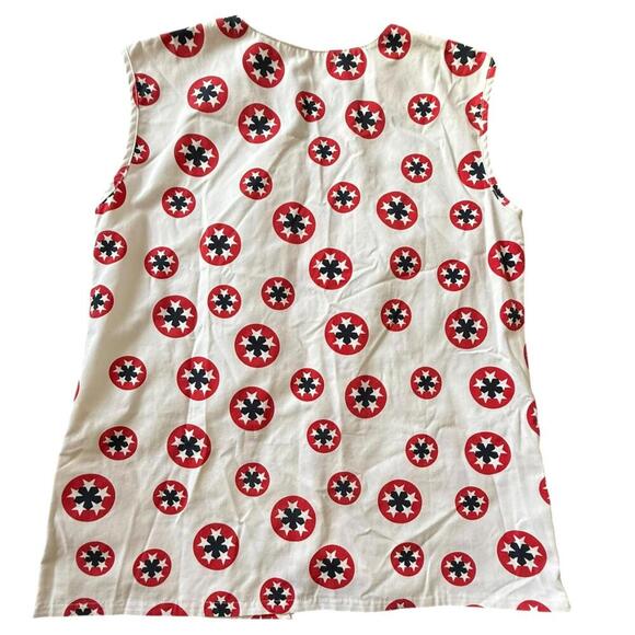 Basics by FSC Sleeveless Button-Up Top Women’s Size XL (Made in USA) - Picture 2 of 6